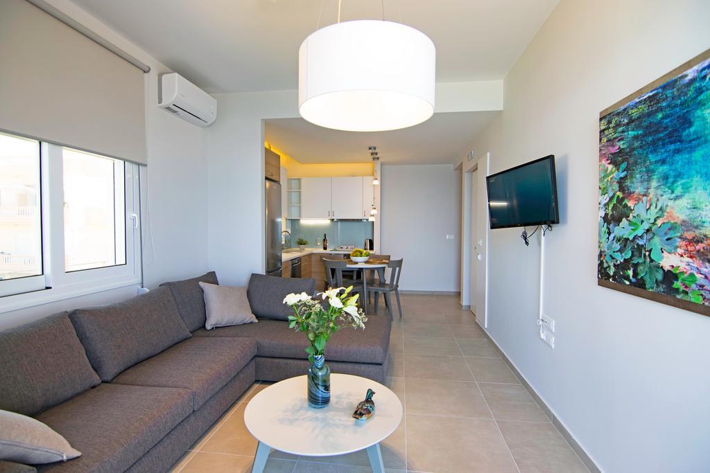 Sonja Beachfront Apartments Kato Daratso Ngoại thất bức ảnh